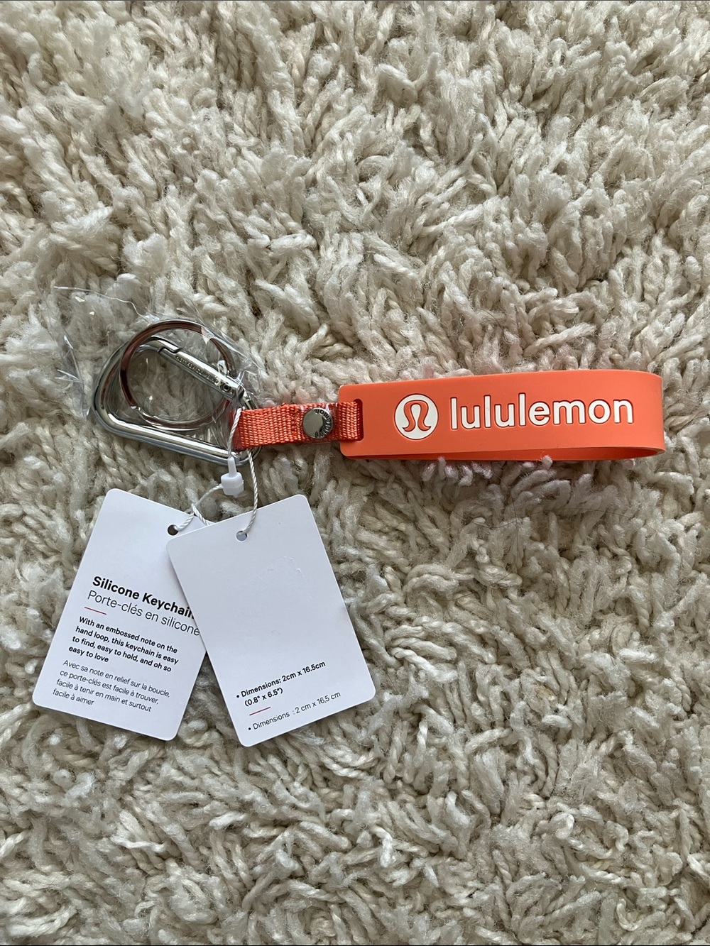 Lululemon Silicone Keychain - Picture 2 of 3